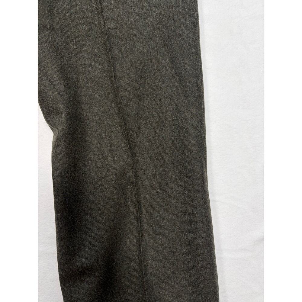 Brooks Brothers Brooksease Olive Green Dress Pants Mens 38 Cuffed Wool Blend - Picture 2 of 11